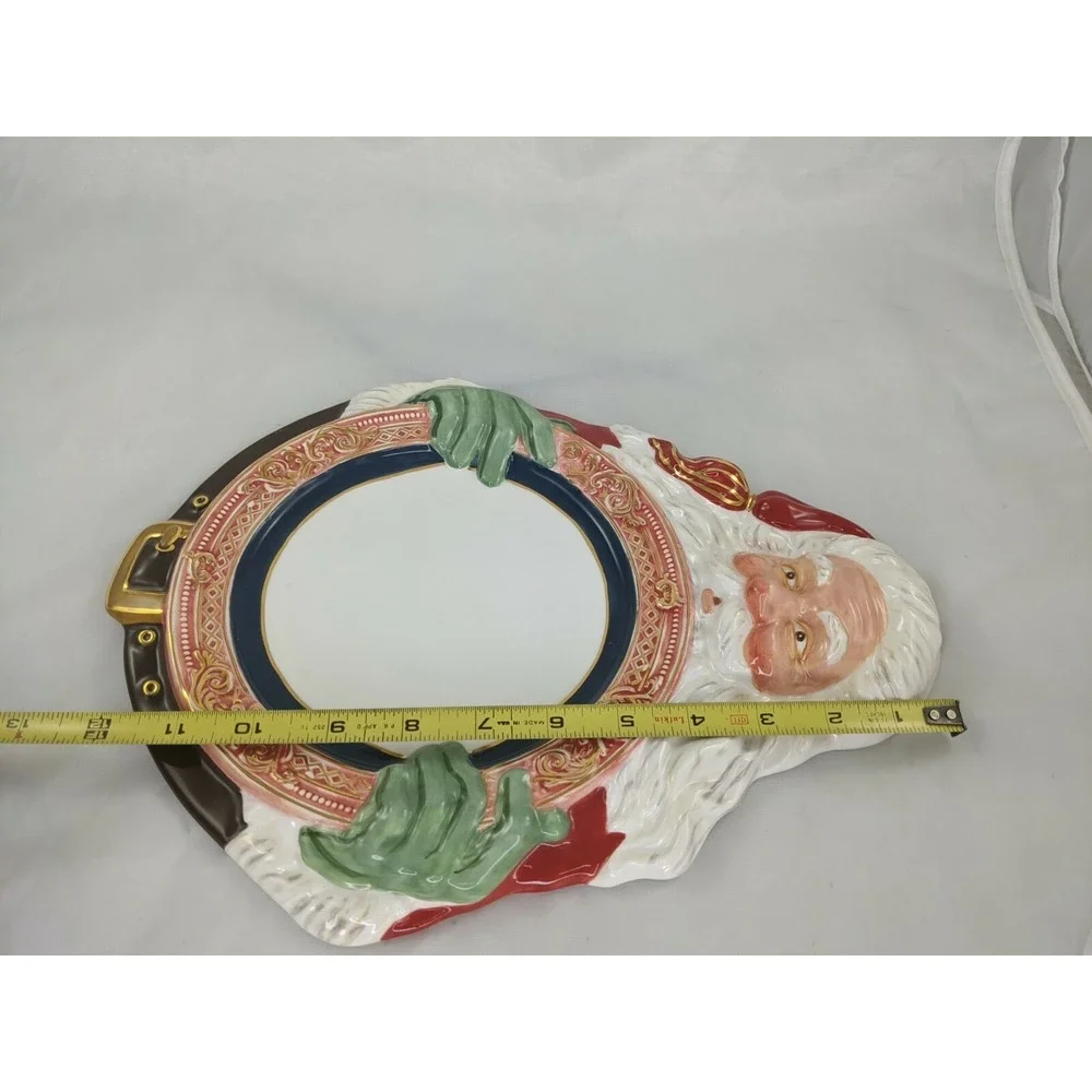 Department Dept 56 Santa Claus Cookie Plate‎ 12 Inch